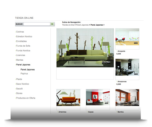 Desarrollo de Tiendas on line para empresas, venta de catalogo de productos en internet 